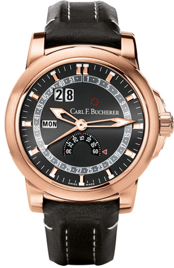 Carl F. Bucherer Patravi Calendar 18kt Rose Gold On Strap Men's Watch 00.10629.03.33.01