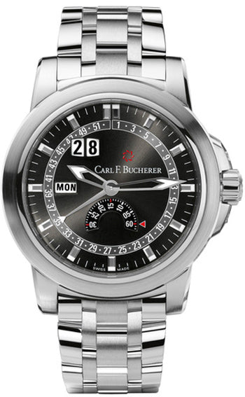 Carl F. Bucherer Patravi Calendar Stainless Steel On Bracelet Men's Watch 00.10629.08.33.21