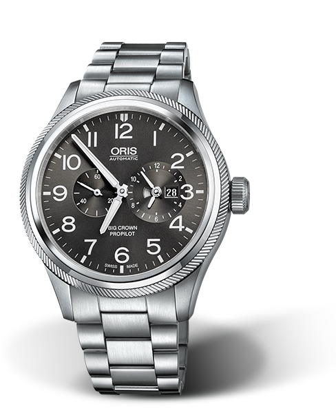 Oris Big Crown Pro Pilot World Timer Automatic Stainless Steel Men's Watch 01 690 7735 4063-07 8 22 19