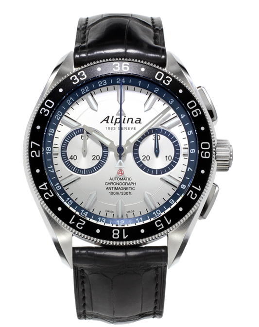 Alpina Alpiner Chrono 4 Limited Edition Automatic Stainless Steel On Strap Men's Watch AL-860AD5AQ6