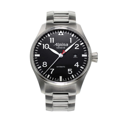 ALPINA Startimer Pilot Limited Edition Automatic Stainless Steel On Bracelet Men's Watch AL-525B4S6B
