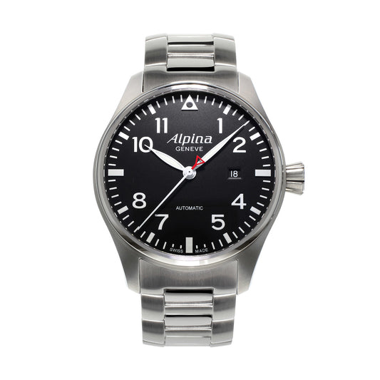 Alpina Startimer Pilot Limited Edition Automatic Stainless Steel On Bracelet Men's Watch AL-525B4S6B