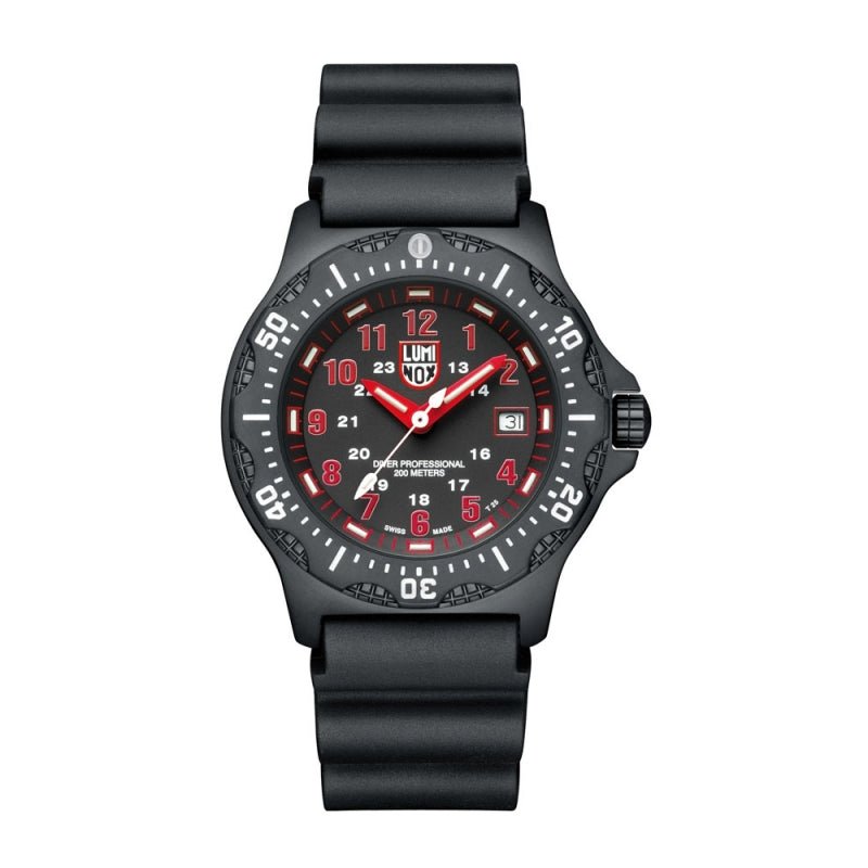 Luminox Men's 8415 Stainless-Steel Analog Plastic Bezel Watch