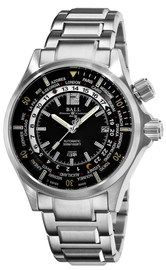 Ball Engineer Master II Diver Worldtime DG2022A-SA-BK