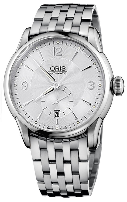 Oris Men's 623 7582 4071MB Artelier Small Second Date Watch