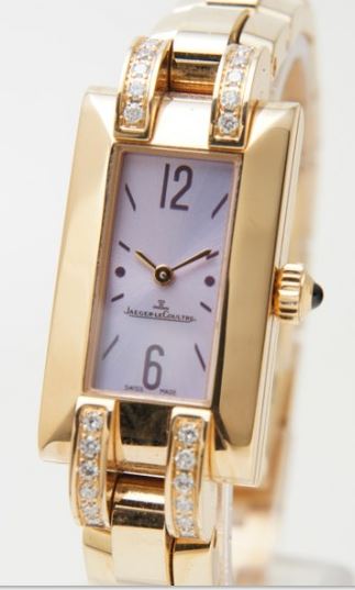 Pre-owned Jaeger LeCoultre Idéale Ladies 18kt Rose gold diamond set Model 4602184