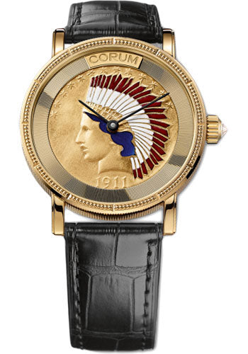 Corum Coin watch Indian Head C082-02355 082.101.56/0001 MU61