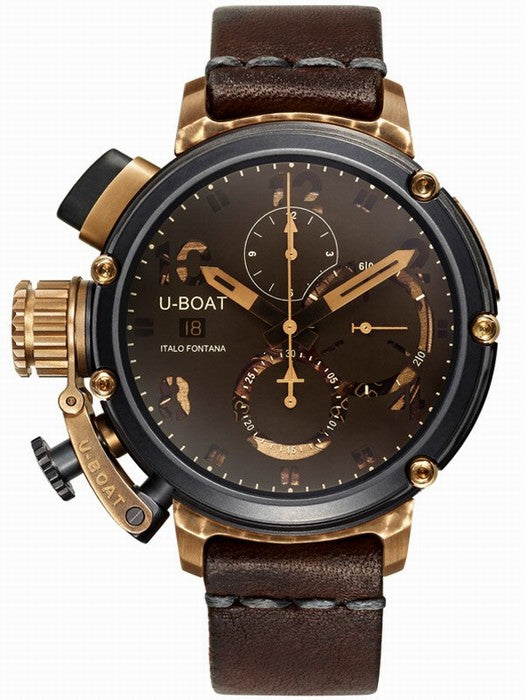 U-Boat Chimera Chrono Black And Bronze 46mm 6946