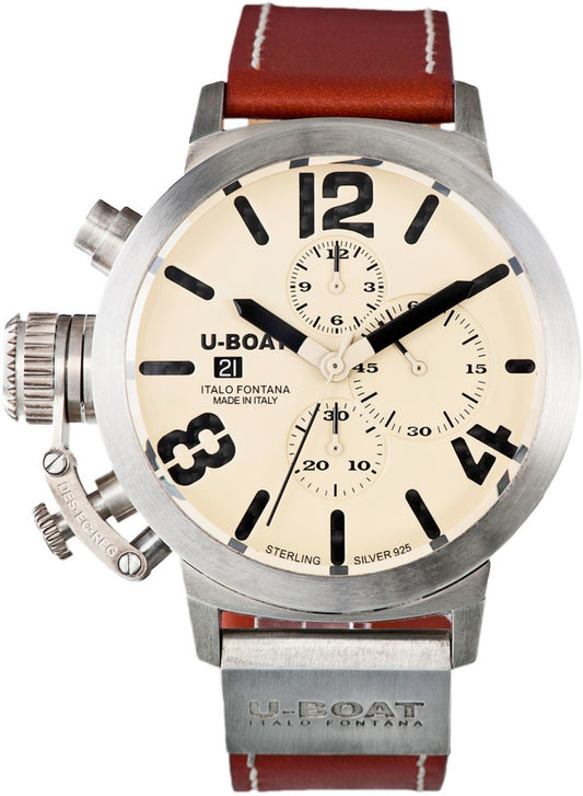 U-Boat Classico 48 Chrono 925 Beige/Black 6918