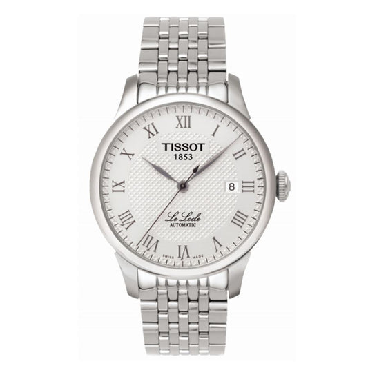 Tissot Le Locle Silver Textured Dial T41.1.483.33 Men's Watch