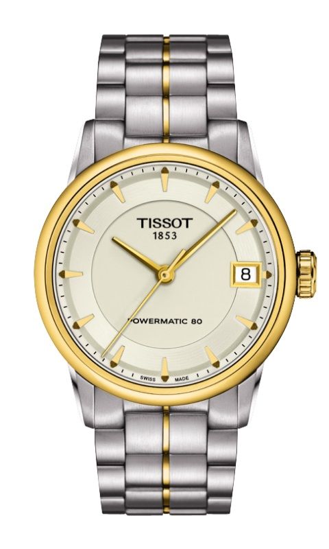 Tissot Luxury Automatic Ivory Dial T086.207.22.261.00 Ladies Watch