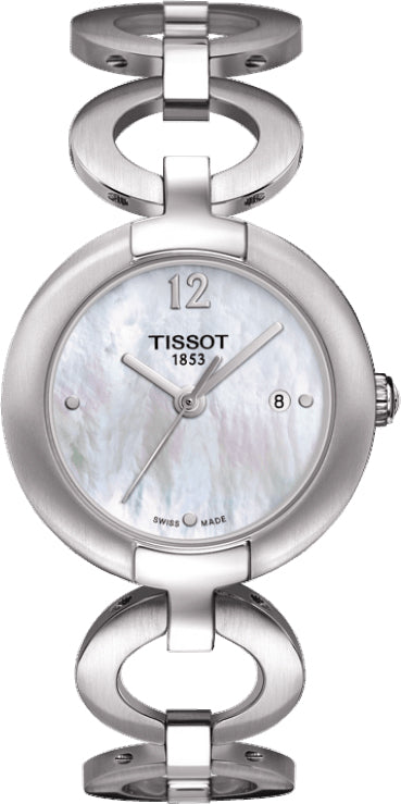 Tissot Pinky White Mother of Pearl Dial T084.210.11.117.01 Ladies Watch