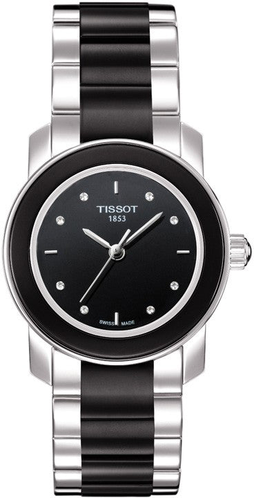 Tissot T-Trend Cera Black Dial T064.210.22.056.00 Ladies Watch