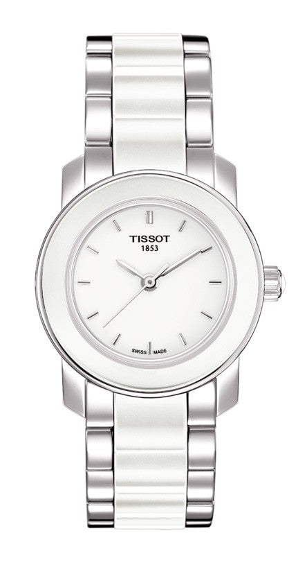 Tissot Cera White Dial T064.210.22.011.00 Ladies Watch