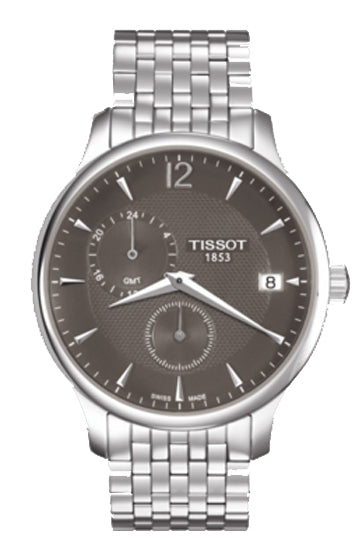 Tissot Tradition GMT Black Dial T063.639.11.067.00 Men's Watch