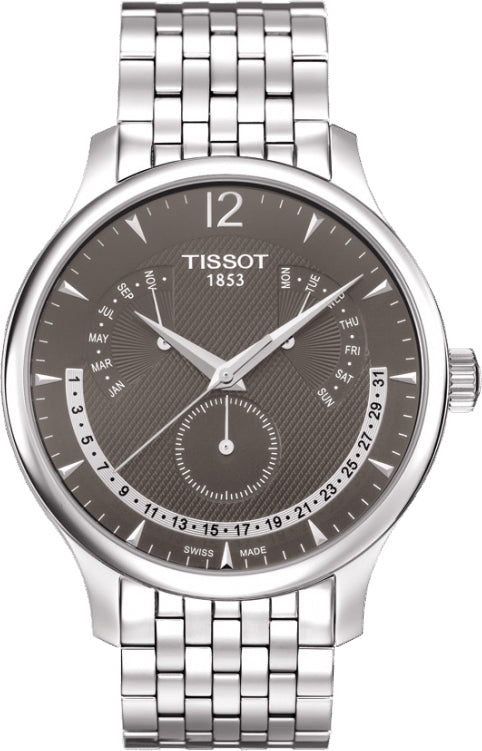 Tissot Tradition Mens Anthracite Quartz Classic T063.637.11.067.00 Watch