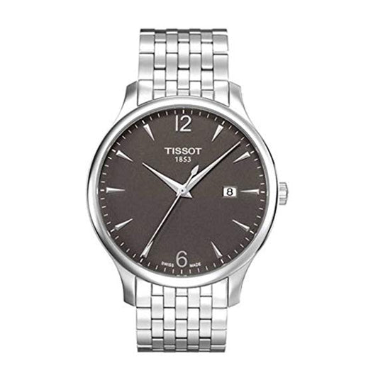 Tissot Tradition Silvertone Anthracite Dial T063.610.11.067.00 Men's Watch