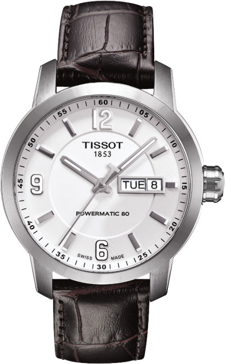 Tissot PRC200 Powermatic 80 Silver Dial T055.430.16.017.00 Men's Watch