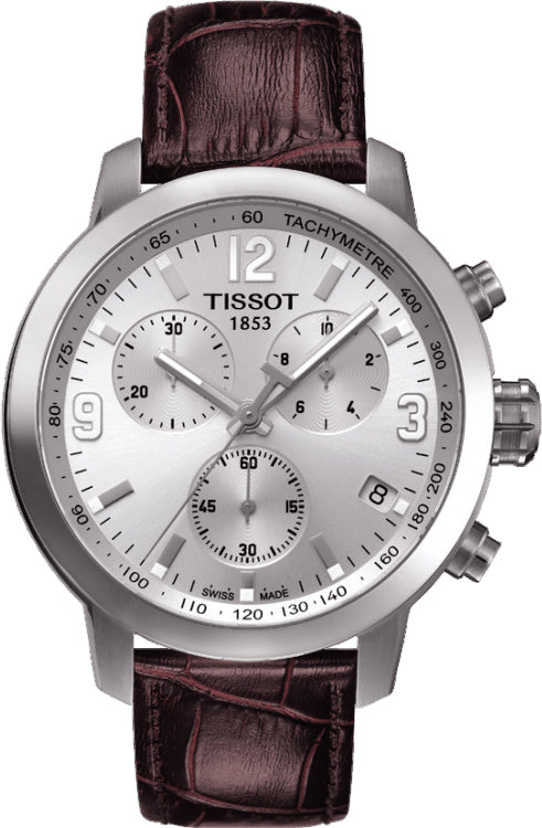 Tissot PRC 200 Chronograph Silver Dial T055.417.16.037.00 Men's Watch