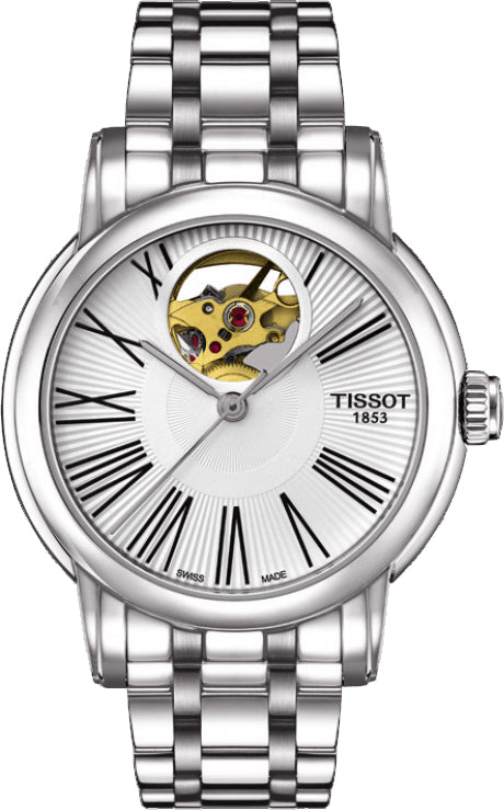 Tissot Lady Heart Automatic Silver Dial T050.207.11.033.00 Ladies Watch