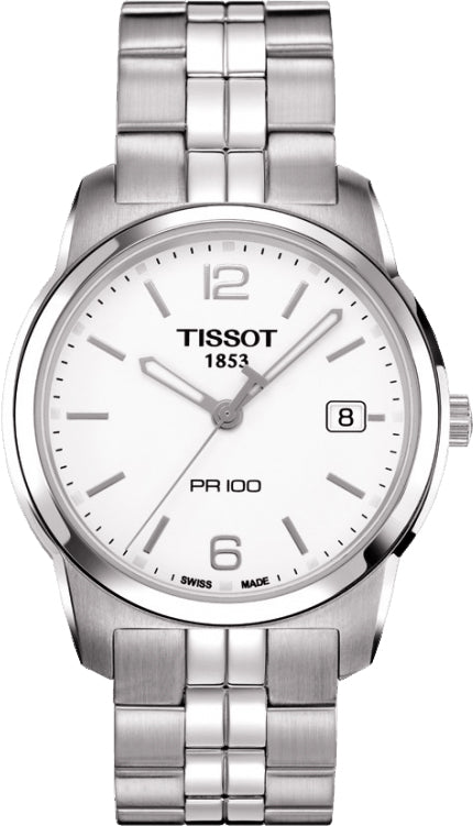 Tissot PR100 White Dial T049.410.11.017.00 Men's Watch