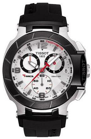 Tissot T-Race Chronograph White Dial T048.417.27.037.00 Men's Watch