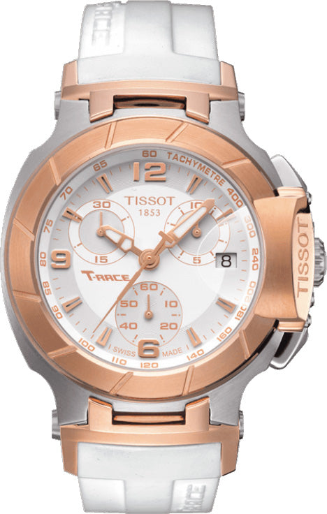 Tissot T-Race White Dial T048.217.27.017.00 Ladies Watch