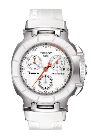 Tissot T-race Danica Patrick 2012 White Dial T048.217.27.016.00 Ladies Watch