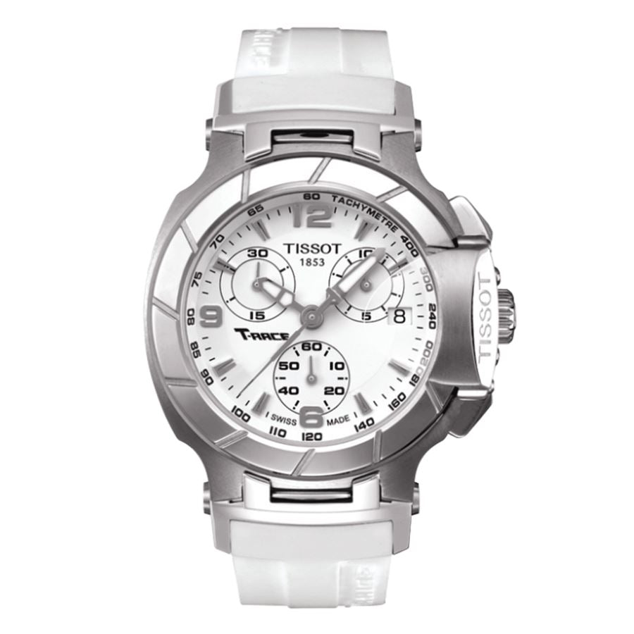 Tissot T-Race White Dial T048.217.17.017.00 Ladies Watch