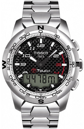 Tissot T-Touch II Chronograph Black Dial T047.420.44.207.00 Men's Watch