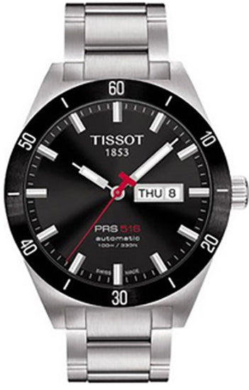 Tissot PRS 516 Day Date Black Dial T044.430.21.051.00 Men's Watch