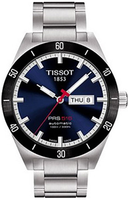 Tissot PRS 516 Day Date Blue Dial T044.430.21.041.00 Men's Watch