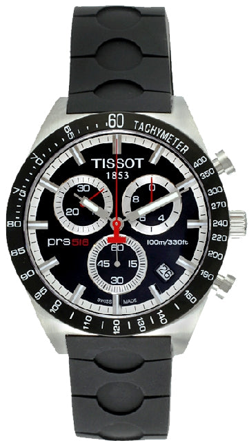 Tissot PRS 516 Chronograph Black Dial T044.417.27.051.00 Men's Watch