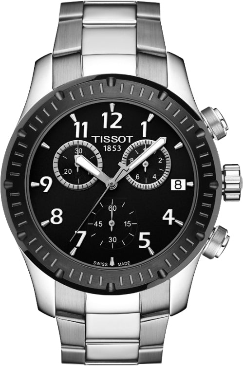 Tissot T-Sport V8 Chronograph Black Dial T039.417.21.057.00 Men's Watch