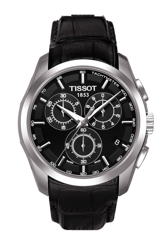 Tissot T-Trend Couturier Chronograph Black Dial T035.617.16.051.00 Men's Watch