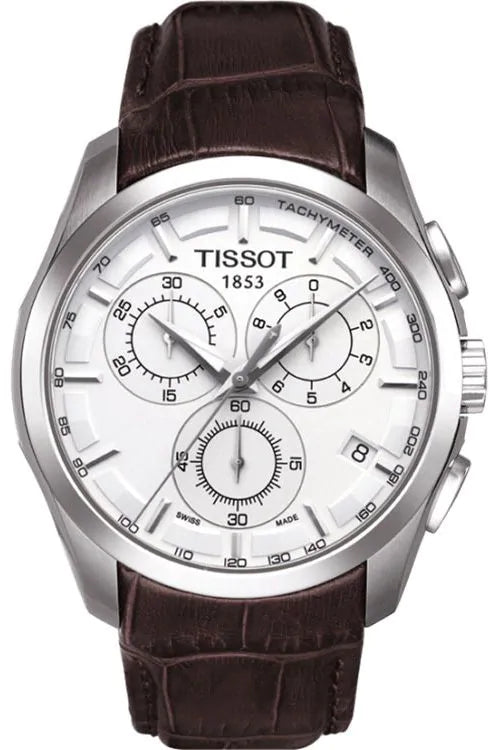 Tissot Couturier Chronograph Silver Dial T035.617.16.031.00 Men's Watch