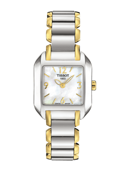 Tissot T-Wave White Dial T02.2.285.82 Ladies Watch