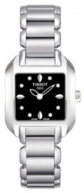 Tissot T-Wave Black Diamond Dial T02.1.285.54 Ladies Watch