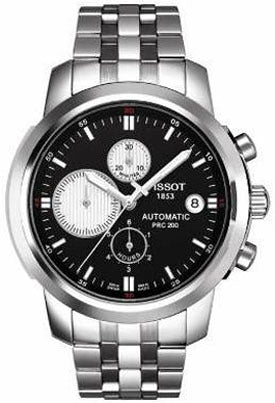 Tissot PRC 200 T-Sport Chronograph Black Dial T014.427.11.051.01 Men's Watch