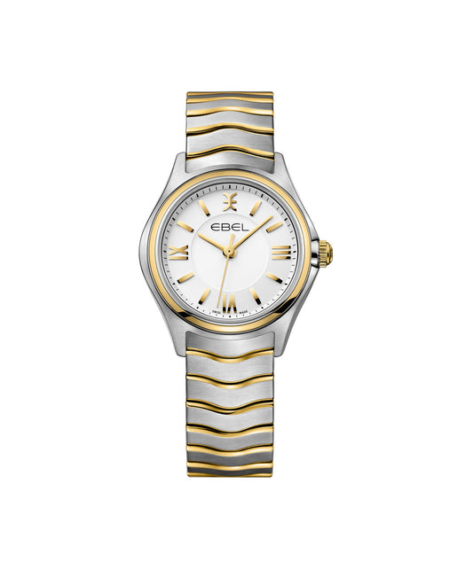 Ebel Wave Lady 30mm Two Tone On Bracelet Ladies Watch 1216375