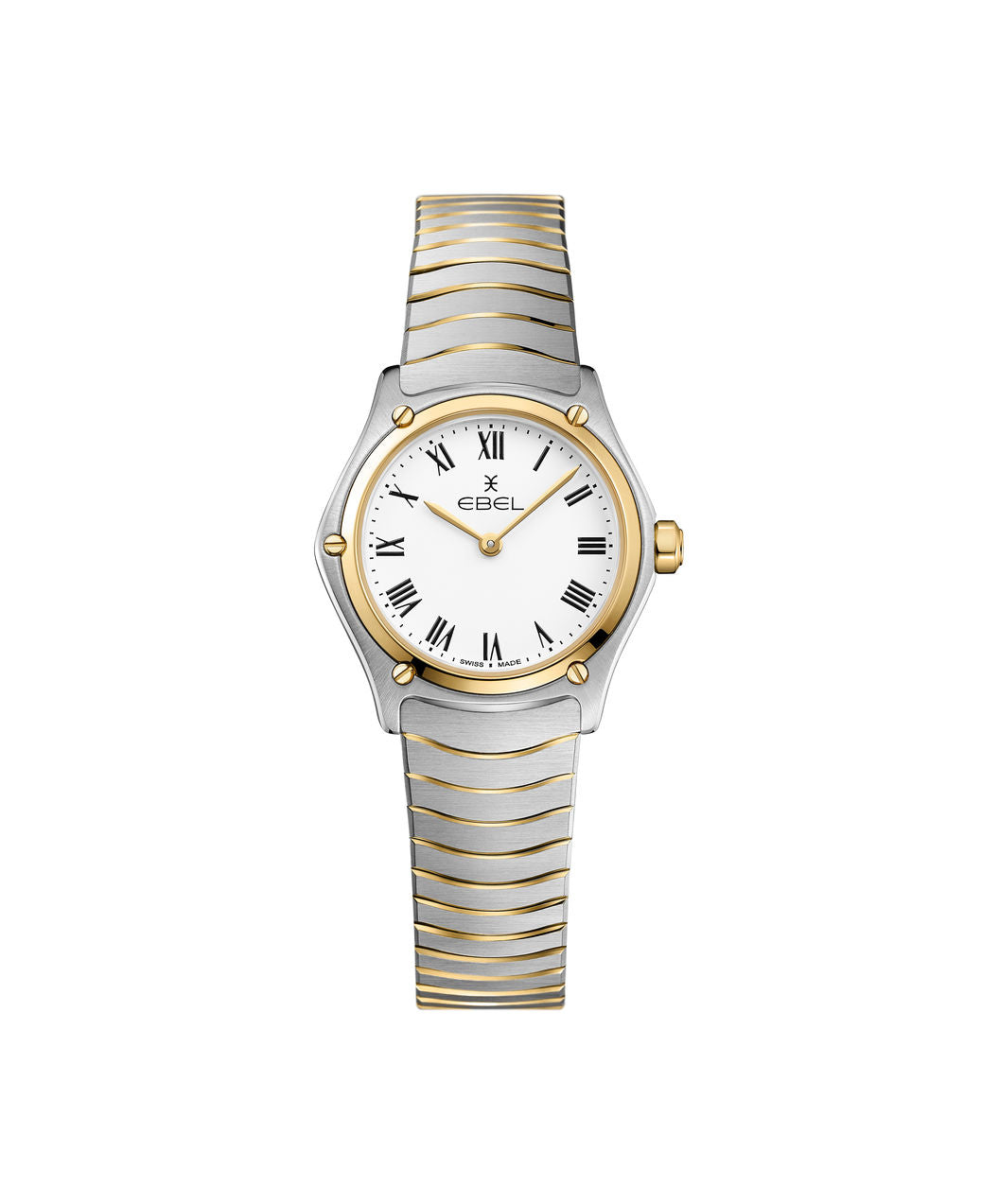 Ebel Sport Classic 24mm Two Tone On Bracelet Ladies Watch 1216384