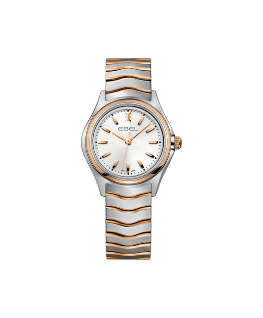 Ebel Wave Lady 30mm Two Tone On Bracelet Ladies Watch 1216323