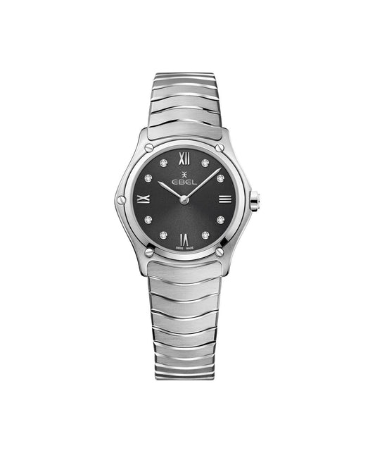 Ebel Sport Classic Mini 29mm Stainless Steel Diamond Dial On Bracelet Ladies Watch 1216416A