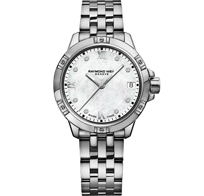 Raymond Weil Tango 30mm Stainless Steel MOP Diamond Dial On Bracelet Ladies Watch 5960-ST-00995