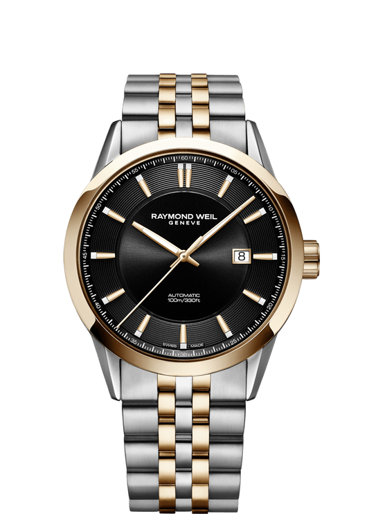 Raymond Weil Freelancer 42mm Automatic Two Tone On Bracelet Men's Watch 2731-SP5-20001