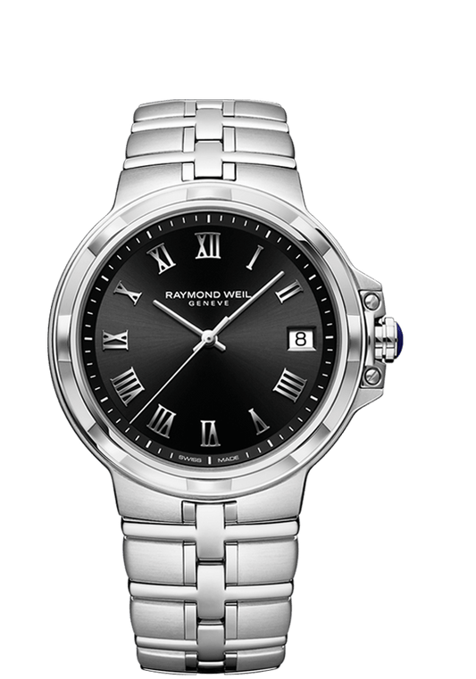 Raymond Weil Parsifal 41mm Quartz Stainless Steel On Bracelet Men's Watch 5580-ST-00208