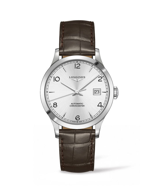 Longines Record 38mm Automatic Chronometer Stainless Steel On Strap Men's Watch L2.820.4.76.2