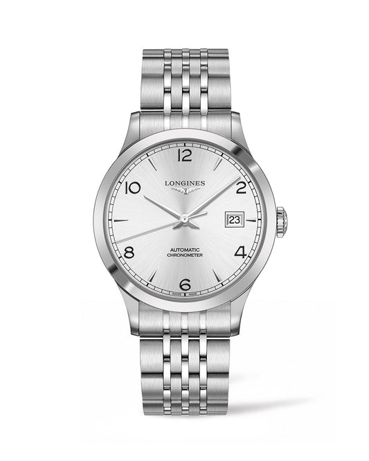 Longines Record 40mm Automatic Chronometer Stainless Steel On Bracelet Men's Watch L2.821.4.76.6