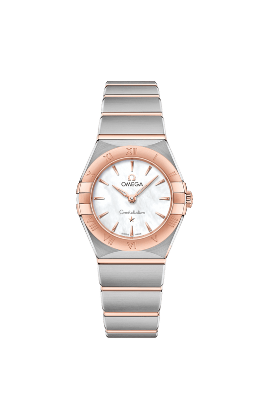 Omega Constellation Manhattan Quartz 25mm Two Tone On Bracelet 131.20.25.60.05.001