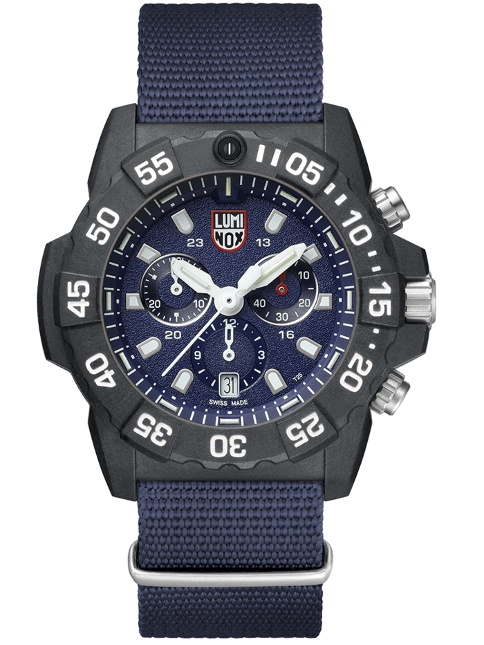 Luminox Navy Seal Chronograph 3580 Series 45mm On Strap 3583.ND